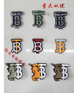 gucci新款服装logo阿玛尼ea7品牌补丁战马图案帽子装饰tb