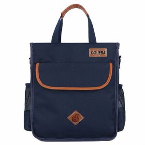 中小学生男女童轻便帆布两用袋背包拎书袋易初中生手提书包补习