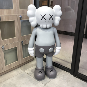 kaws暴力熊家居摆件玩偶公仔模型客厅潮牌奶茶店装饰潮玩落地大号