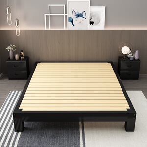 木床架无床头简易