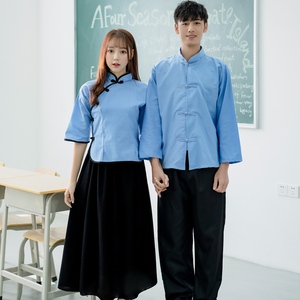 五四运动学生服装青年装男青年节民国风男装班服大学表演服合唱服