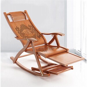 黄南飞竹摇椅家用午睡可折叠成人休闲简约老人凉椅懒人躺椅逍遥椅