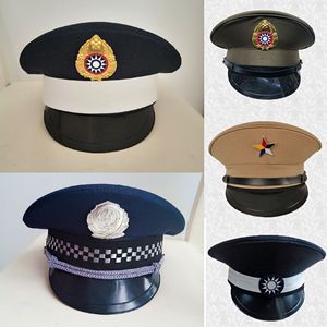 民国军帽军官服帽演出国军靴子美式军汉奸国民军帽子北伐军服装男