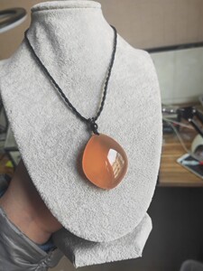 青鱼石青鱼石鱼惊石原型打磨吊坠项链成人生日新生儿百日礼品情人