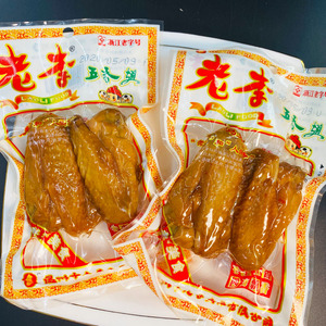 温州特产老李食品五香鸡翅卤味熟食即食零食小吃乡巴佬蜜汁鸡翅膀