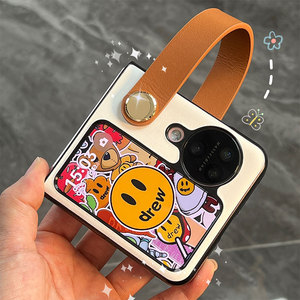 适用新款oppofindn3flip手机壳小折叠包包高级感保护壳折叠屏手提手机