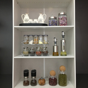 北欧风样板房展厅厨房橱柜调料罐研磨器创意软装饰品道具组合摆件