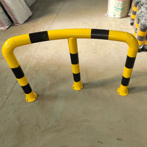 加油站u型挡车器防撞护栏钢管m型防撞柱加厚栏杆停车位挡车器定制