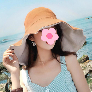 女生夏天旅游帽子