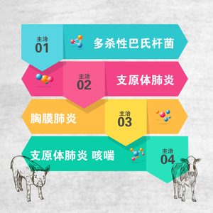 正品 泰拉霉素 瑞可新 一针治愈牛四种呼吸道疾病运输热