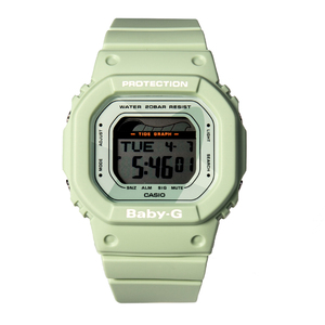 【狂欢价】卡西欧babyg小方块手表女抹茶绿bl