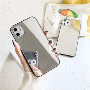 玻璃镜面适用苹果13手机壳iphone12全包11高级感13promax硅胶x软壳xr