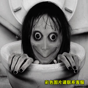 万圣节恐怖面具鬼屋密室逃脱npc女鬼吓人扮鬼头套鬼全脸装扮道具