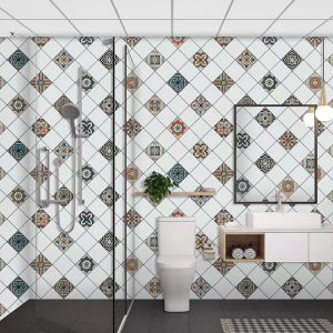 墙纸卫生间防水防潮自粘壁纸自贴瓷砖墙贴浴室厕所格子厨房墙贴纸