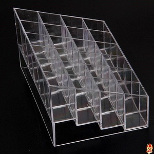 店铺货柜展示板欧式立体立式陈列架2022用品样品透明口红收纳盒