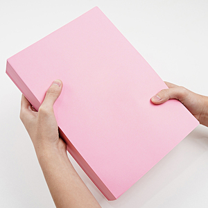 粉红色A4纸80gA5粉色复印纸500张彩色打印纸70g办公用纸a4粉色卡纸160克120克230克