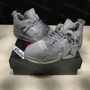 khaki24 air jordan 4 aj4 kaws xx 灰麂皮 酷灰 930155-003