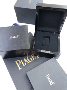 手表盒伯爵表盒新款黑色包装盒博爵手表收纳盒子全套