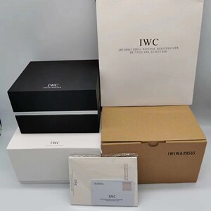 万国表盒万国飞行员系列手表盒黑色原装包装盒收纳盒子全套