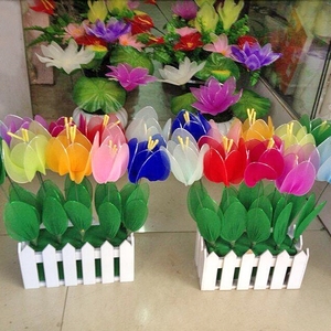 丝网花材料 仿真花百合花材料包套餐 丝袜花diy手工花制作套餐