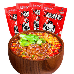重庆地道麻辣多拿酸辣粉袋装290g*4袋粉丝红薯粉速食网红粗粉条