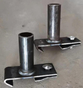 日本购钢管斜u拉脚手架花蓝挑梁外墙侧预埋件可调式可调节工字钢