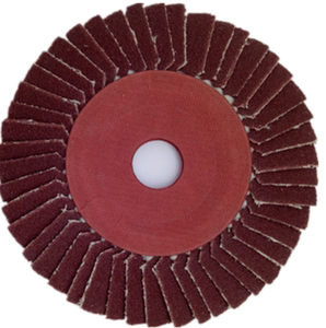 银创花型叶轮100软砂布轮砂轮片打磨百叶片不锈钢打磨片铁红320