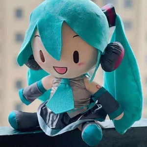 蝴蝶结初音未来fufu玩偶可爱毛绒玩偶公仔高质量国版礼物