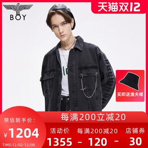 boy london旗舰官网秋季新品外套男女情侣休闲宽松牛仔夹克z00803