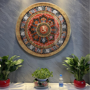 006人付款淘宝藏传佛教手工装裱黄财神文殊绿度母释迦摩尼唐卡装饰画