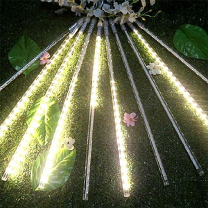 日本购流水灯流星灯园林广场挂树园林g店门口垂柳灯节日防雨冰条