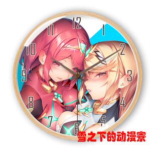 异度之刃2希卡利光吼姆拉焰挂钟时钟 动漫二次元宅男腐女生日礼物