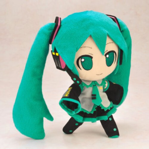 日本n购初音未来手办gift布偶娃娃毛绒玩具日版礼物