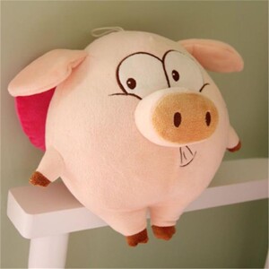 网红太乙真人坐骑猪哪咤魔童降世玩具人i偶飞天猪公仔.生肖小猪