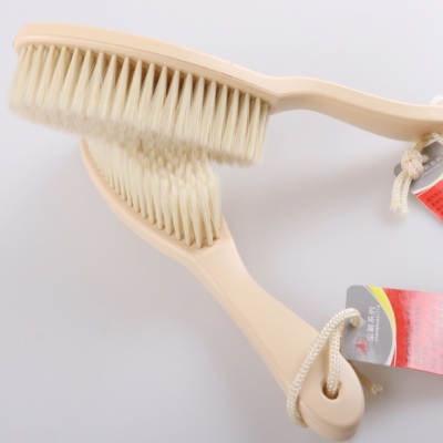 420人付款淘宝日本o购家居马毛鞋刷子刷鞋长柄塑料绒