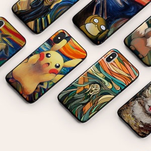 皮卡丘呐喊爱德华蒙克宝可梦适用iphone12345promaxmini华为mate60pro