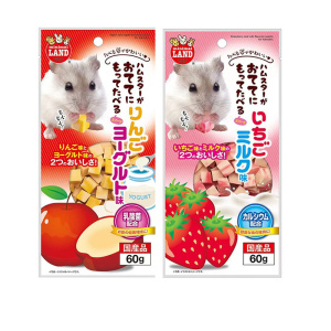 日本进口马卡新品苹果奶酪粒草莓奶酪粒芝士乳酪仓鼠金丝熊零食