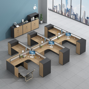 折叠床屏风职员工位l型办公室加班休息1.6办公桌午休办公桌椅组合