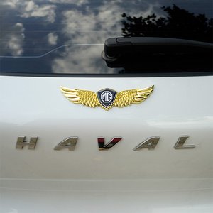 全新名爵6前后车j标mg5黑车标hs装饰机盖车标贴zs个性专用飞鹰改