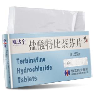 修正 唯达宁 盐酸特比萘芬片 0.