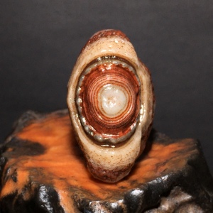 眼睛石戈壁玛瑙蒙古