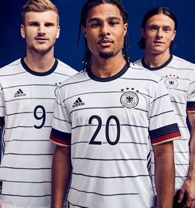 正版 德国队球衣2021欧洲杯主客场8号克罗斯穆勒足球衣服球迷版