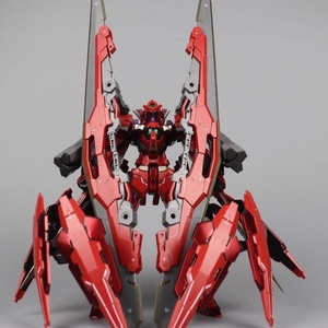 现货正义女m神货8816mg1/100魔改带八盾双斩舰刀高达拼装模型