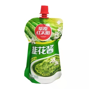 草原红太阳韭花酱200克*40袋整件内蒙古韭菜花酱火锅蘸料韭菜拌酱