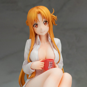 衬衫亚丝娜手办刀剑神域动漫坐姿结城明日奈二次元美少女模型摆件