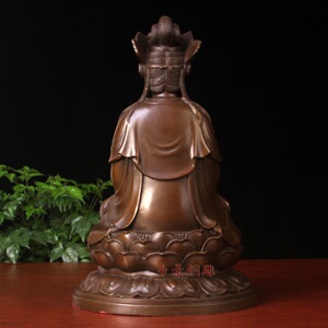 可开票帝h景 纯铜毗卢观音佛像摆件毗卢观音菩萨佛教家居供奉佛像