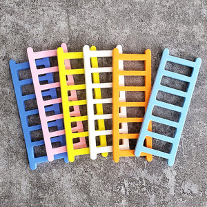 热销加厚eva泡沫梯子蛋糕装饰摆件儿童宝宝生日仿真云梯插件海绵