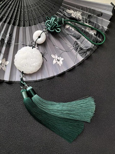 古风汉服腰佩龙凤玉佩腰间流苏秀禾服喜服结婚挂件男女腰坠礼物