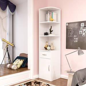 00竹中生智旗舰店天猫转角柜墙角柜三角柜客厅边角柜拐角置物架卧室