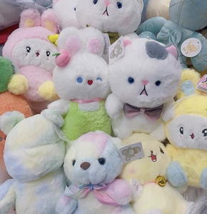 大玩家毛绒玩具兔子公仔各种款式大玩家超乐场生日礼物宝宝玩具